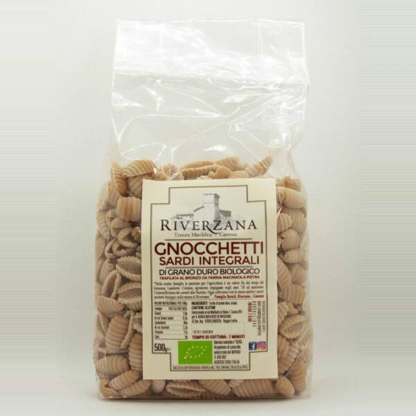 Gnocchetti sardi Integrali di grano duro Biologico