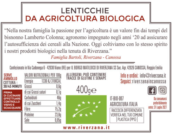 Lenticchie Bio - immagine 2